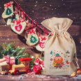 thumbnail image 2 of Fabric Storage Organizer Spring Decor Packaging Bag Bead Cotton Printing Cartoon Pattern Cotton Sack Apple Candy Gift Bag Bedding Storage,Closet Organizer,Foldable Storage,Drawstring Storage Bag,Quil, 2 of 5