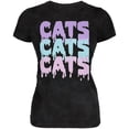 thumbnail image 1 of Halloween Chats Chats Chats Juniors T-Shirt Doux, 1 of 1
