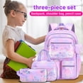 thumbnail image 5 of 3PCS Kids Backpack for School Girls with Lunch Box & Pencil Case | Waterproof Girls Backpack, Lightweight School Bookbag for Elementary School Students Teens, 5 of 5