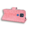 thumbnail image 5 of Allytech Moto G Play 2021 Case 6.5", Moto G Play 2021 Wallet Case, PU Leather Shockproof Cards Slots Protective Folding Kickstand Wallet Case Cover for Motorola G Play 2021 6.5" - Pink, 5 of 5