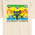 thumbnail image 3 of Pete The Cat - Groovy To Create - Men's Short Sleeve Graphic T-Shirt, 3 of 6