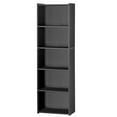 thumbnail image 6 of ZENY 5-Tiers Bookshelf Bookcase Multipurpose Display Storage 52", Black, 6 of 6