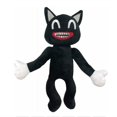 thumbnail image 1 of Juguete de peluche de gato de dibujos animados negro, juguete de peluche de gato animal de abrazo suave, muñeco de peluche para niños, regalo de cumpleaños para niños oso de fresa Electrónica, 1 of 5