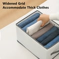 thumbnail image 4 of WRKEKC Clearance Gray Foldable Wardrobe Storage Box, Space-Saving Organizer for Seasonal Clothing, 4 of 7