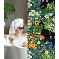 thumbnail image 5 of Shower Curtain for Bathroom Stall Boho Modern Cute Aesthetic Decorative Girly Waterproof Unique Cats Flowers Girls Chic Print Design Teen Pretty Women Cortinas de Baño Bathtub 180*180cm, 5 of 5