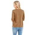 thumbnail image 7 of MixMatchy Women's Soft Basic Long Sleeve Button Down Classic V-Neck Knit Cardigan Sweater, 7 of 7