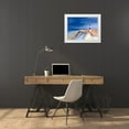 thumbnail image 3 of Schneider, Sigur 32x25 White Modern Wood Framed Museum Art Print Titled - Leutturm bei List-Sylt, 3 of 4