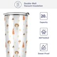 thumbnail image 4 of GZHJMY Mushroom Tumbler with Lid & Straw,Reusable Double Wall Stainless Steel Vacuum Insulated Travel Mug, 4 of 7