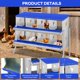 thumbnail image 3 of QinaQin Caja nido para gallinas de 6, 8 o 10 huecos, fabricada en acero galvanizado resistente al óxido, fácil recolección de huevos y limpieza, 3 of 7