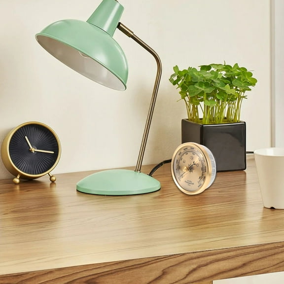 Raindrops Small Barometer Gauge Barometers 7.00X7.00X2.90CM Golden