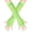 Green, variant on Fgnfyis Womens Coarse Fishnet Stretchy Long Punk Half Finger Nightclub Carnival Party Cosplay Gloves for Women Accessories Green