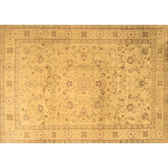 Ahgly Company Indoor Rectangle Persian Brown Traditional Area Rugs, 3' x 5'