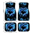 thumbnail image 6 of Renewold Dolphin Flower Blue Car Floor Mats All Weather Carpets for Car Set of 4, Non-Slip Auto Rugs Universal Fit Car Floor Carpet for Most Cars Truck Sedan, 6 of 7