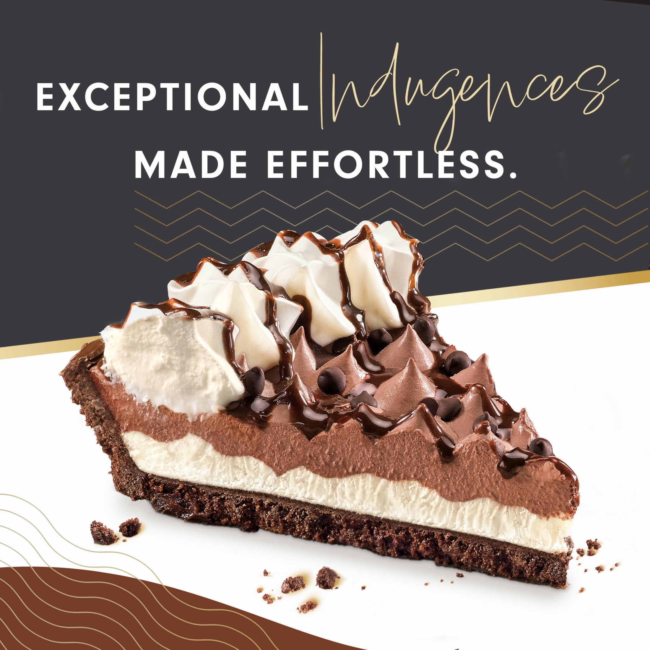 Edwards Premium Desserts Frozen Chocolate Crème Pie, 25.5 oz