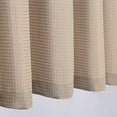 thumbnail image 7 of Kitchen Curtains Set Tier Curtains for Living Room Waterproof Window Curtains for Bathroom Waffle Weave Texture Beige 30“*24”*2, 7 of 7