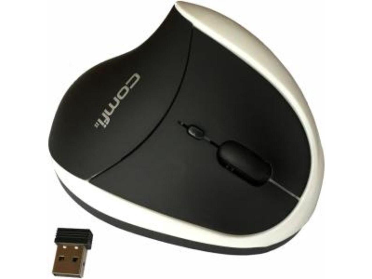 Ergoguys Comfi II Wireless Ergonomic Computer Mouse, White