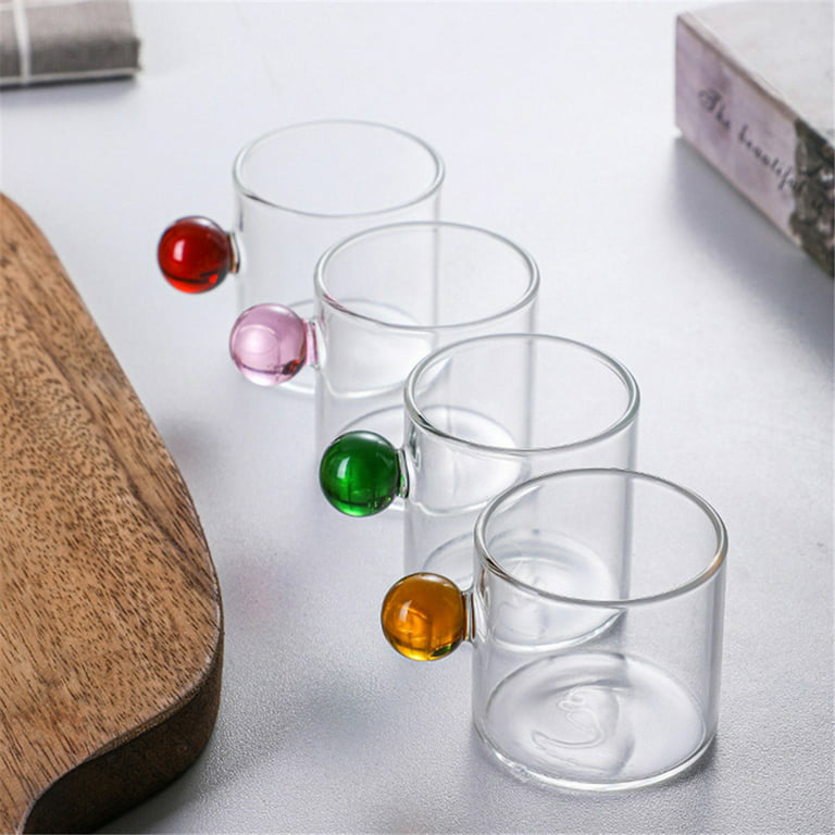 DM DESIGN·MASTER [6 PACK, 12 OZ] - Premium Glass Coffee Mugs with Handle.  Transparent Tea Glasses f…See more DM DESIGN·MASTER [6 PACK, 12 OZ] 