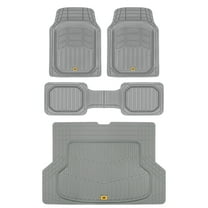 Cat® XL Series Heavy-Duty Rubber Floor Mats & Cargo Trunk Liner for Car SUV Van Sedan, Gray