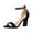 Black, variant on Anuirheih Women's Fashion Open Toe Sandals Solid Color Casual Comfortable High-heel Chunky Heel Buckle Sandals Sandals Women (Beige)