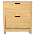 thumbnail image 1 of HOMCOM Armoire à Chaussures Étroite pour Entrée avec 2 Tiroirs Basculants Tablette Ajustable, 1 of 10