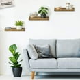 thumbnail image 5 of Floating Shelves, Set of 3 Wall Shelves (Multiple Sizes & Colors) by Icona Bay, 5 of 7