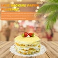 thumbnail image 3 of PENIKOKO 140 Sheets Cake Packaging Pads White Round Oil Absorption for Thanksgiving, 3 of 7