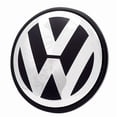 thumbnail image 2 of 4-pack - Volkswagen VW Center Caps / Wheel Hub Emblems - Car Silver, 2 of 5