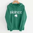 thumbnail image 3 of Guluxicc Women's St. Patrick's Day Sweatshirts Casual Long Sleeve Shirts Shamrock Clover Graphic Letter Printed Pullover Tops, M, 3 of 5