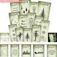 thumbnail image 2 of Plantillas de sellos transparentes de árbol de Navidad, troqueles de corte de Metal, papel de álbum de recortes, decoración de diario, tarjeta de plantilla en relieve, 2 of 4
