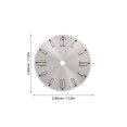 thumbnail image 2 of BESTYASH Repuesto De Dial Redondo Plateado Para Con Sunburst, 2 of 7