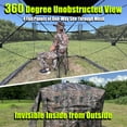 thumbnail image 4 of LUCKUNTER 360 Degree See-through Hunting Blind 2-3 Person Full Open Door Ground Blinds for Deer Turkry Hunting, 4 of 6