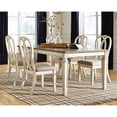 thumbnail image 5 of Home Square Set of 9 Extendable Dining Table and Side Chair in Chipped White, 5 of 16