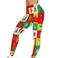 thumbnail image 6 of Gamivast Cute Christmas Leggings for Women Smoothing High Waisted Compression Tight Leggings Tummy Control Yoag Running Sports Pants Butt Lifting Pant Casual Holiday Outfits, 6 of 6