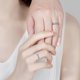 thumbnail image 5 of 2 Pcs Angel Wings Open Ring Couple Promise Rings Adjustable Finger Band Ring Banmo, 5 of 5