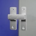 thumbnail image 4 of Pestillo abatible Macarena plateado Cerradura de puerta, 4 of 6