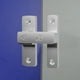 thumbnail image 4 of Pestillo abatible Macarena plateado Cerradura de puerta, 4 of 6