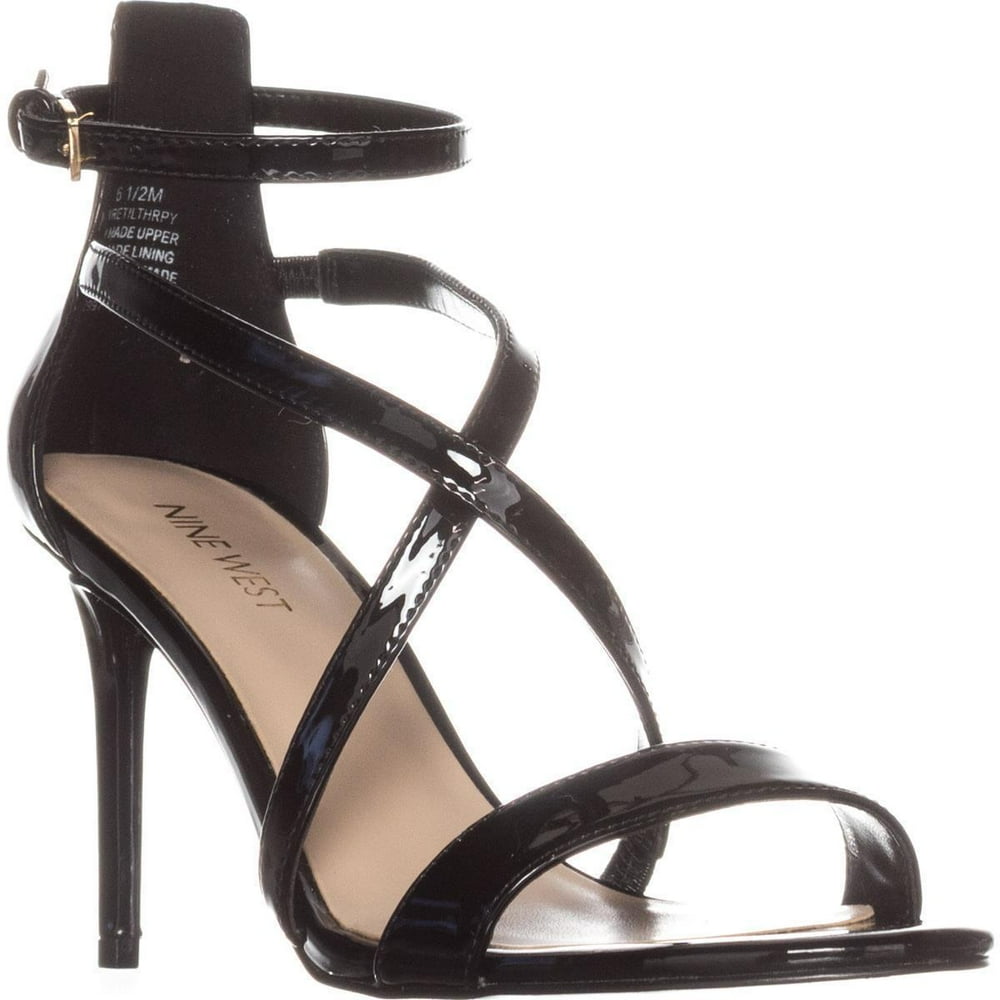 nine west strappy heel sandals