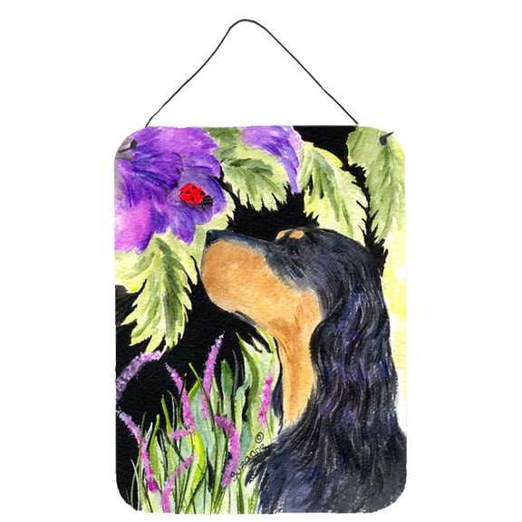 Caroline's Treasures Gordon Setter Ss8250ds1216 Aluminium Metal Wall or Door Hanging Prints, 16 inch x 12 inch x 0.02 inch, Multicolor