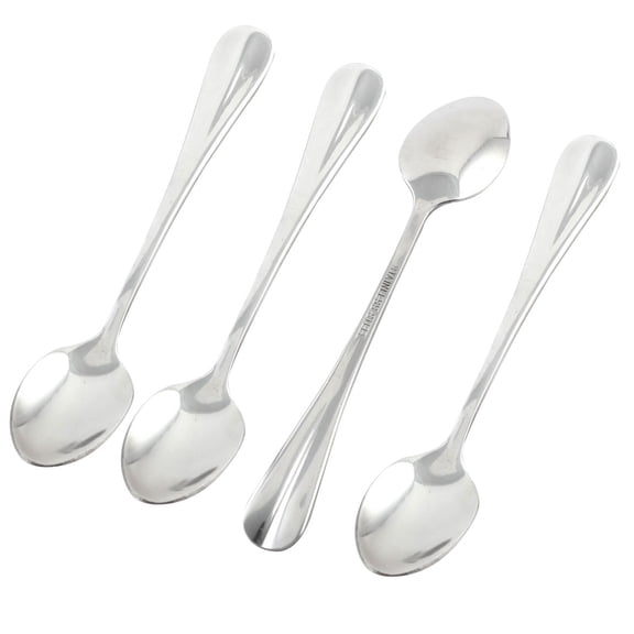 Unique Bargains Stainless Steel Cooking Spoon, 12.5 x 2.5 x 0.3 Cm Large, Silver