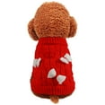 thumbnail image 2 of KDFJPTH Pet Christmas Sweater Holiday Puppy Sweater Pet Clothes Dog Clothes Boy Bulk Large Dog Sweater Dress Winter Clothes for Dogs Small Puppies Clothes for Boys Extra Small Dog Sweaters Chihuahua, 2 of 6