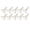 Luminous, variant on Crawdad Soft Bait, 10pcs Soft Fishing Lure  For Bass Fishing Green,Blue,Luminous,Dark Red,Dark Brown
