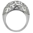 thumbnail image 4 of Womens Rings High polished (no plating) Stainless Steel Ring with No Stone TK055, 4 of 5