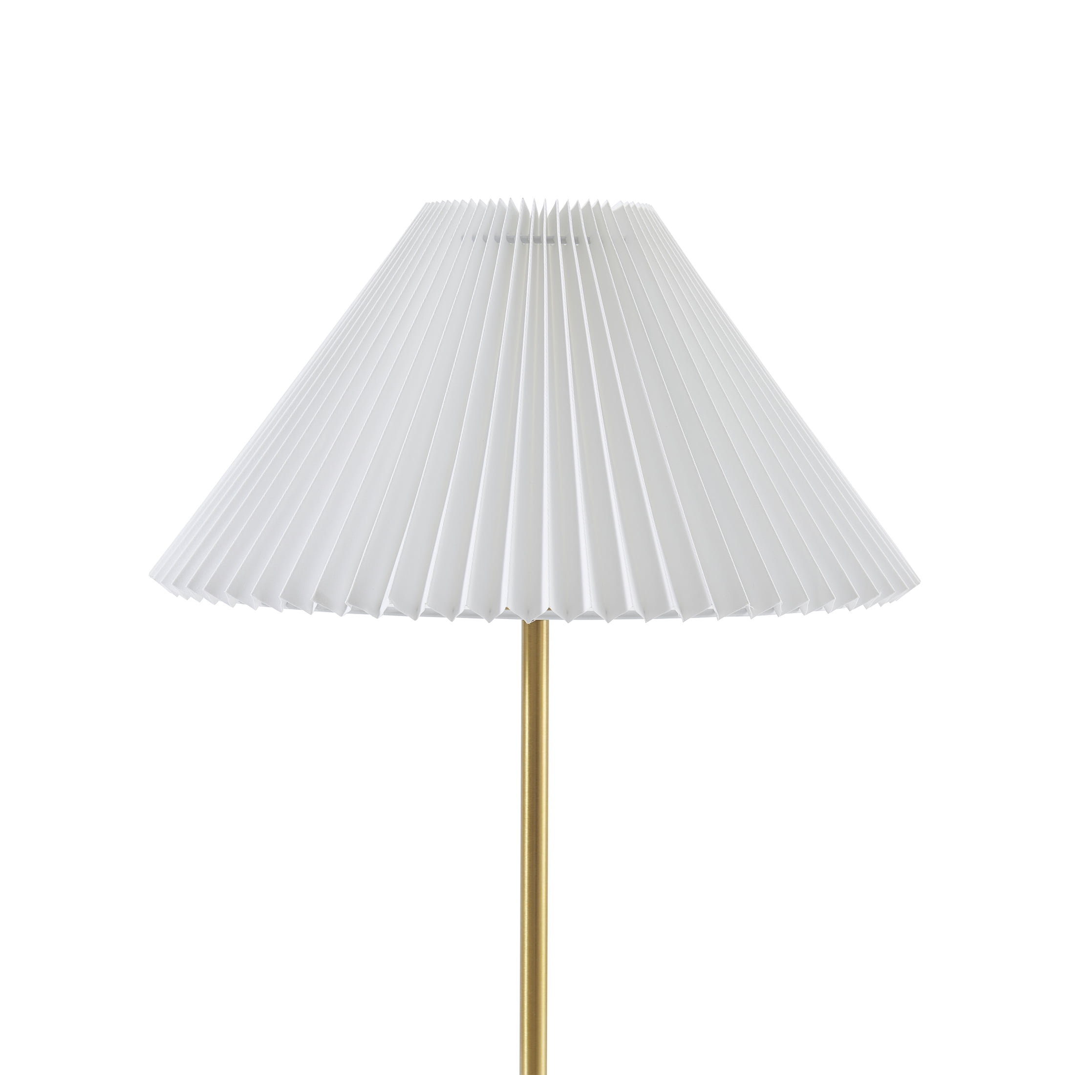 Better Homes & Gardens 21" Gold Brass Pleated Shade Table Lamp