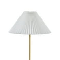 thumbnail image 2 of Better Homes & Gardens 21" Gold Brass Pleated Shade Table Lamp, 2 of 5
