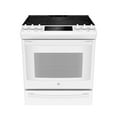 thumbnail image 1 of GE Profile 30" Slide-in Self-Clean Electric Range with Air Fry and Baking Drawer White - PCS940DMWW, 1 of 6