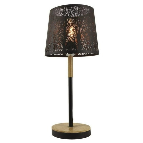 Xtricity - Table Lamp, 22.6 '' Height, From the Luna Collection, Black