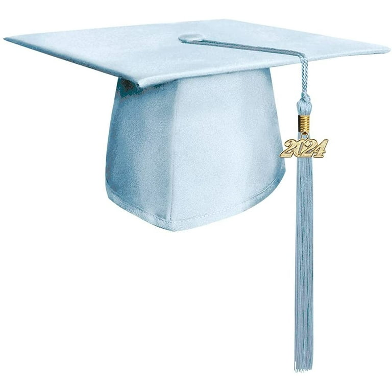 GraduatePro Matte Graduation Cap with 2024 Tassel  