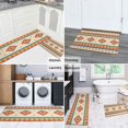 thumbnail image 5 of Colorful Geometric Striped Pattern Kitchen Rugs Sets Of 2,Anti Fatigue Kitchen Mat Rugs Non Slip Washable,Decorative Kitchen Floor Mats for Kitchen,Sink,Laundry,17"x30"+17"x47", 5 of 7