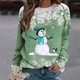 thumbnail image 1 of Pntutb Mujer Otoño e Invierno Impreso Camiseta Suelta Manga Larga Blusa Cuello Redondo Casual tops Pntutb Pntutb-2590, 1 of 6