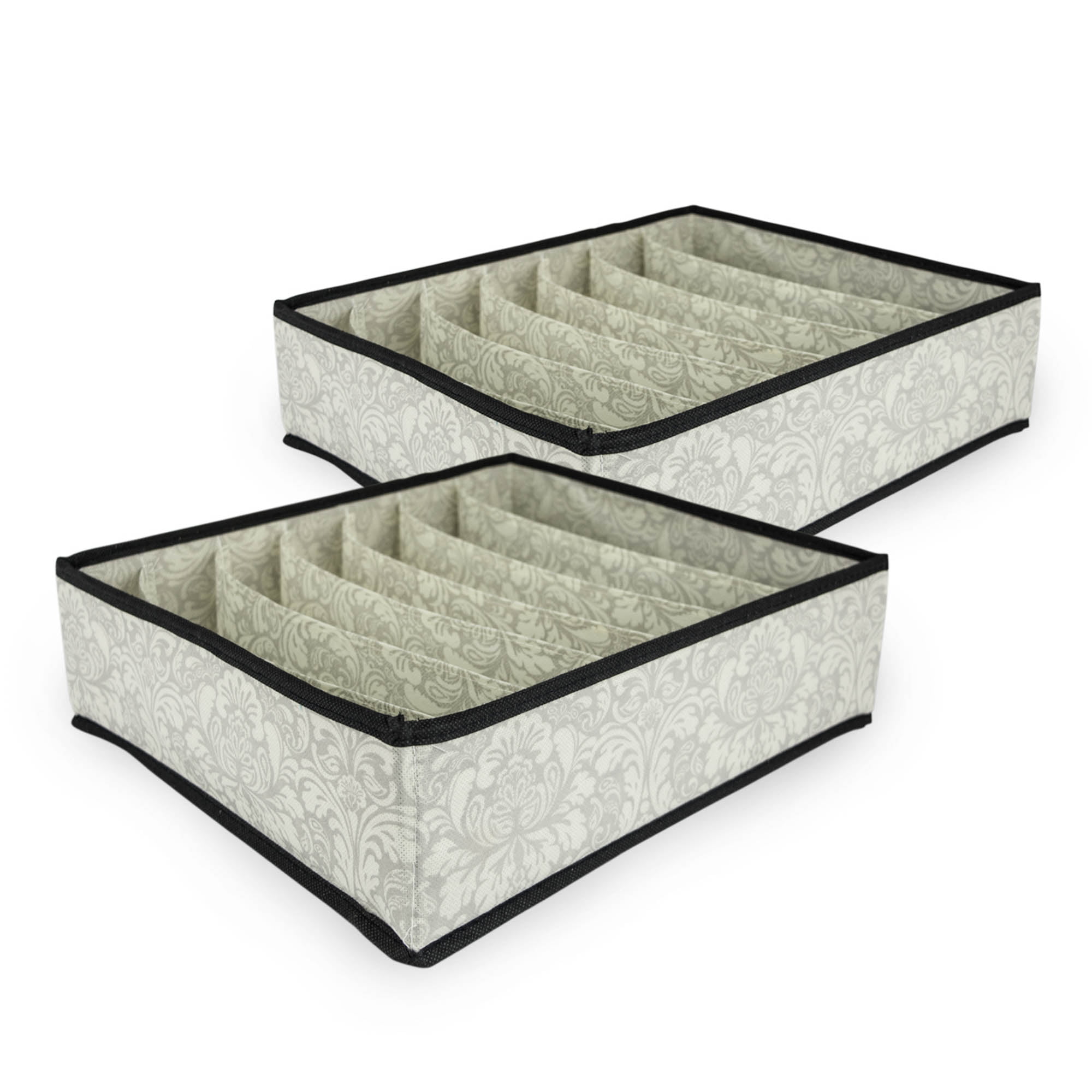 DII Assorted Foldable Drawer Dividers for Organizing Bras, Underwear